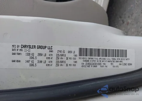 2012 Dodge Grand Caravan Sxt from USA, damaged, VIN 2C4RDGCG0CR218365